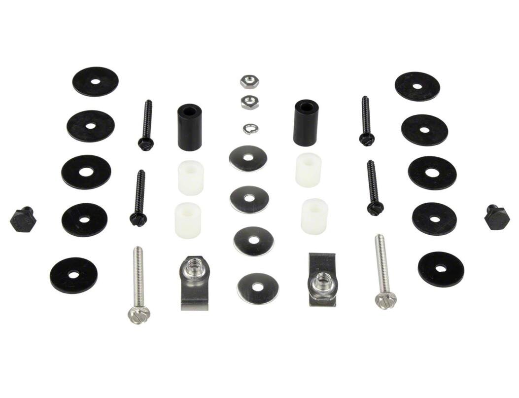 Explorer 2022-2026 Gatorback Black Oval Splash Guards Rear Pair