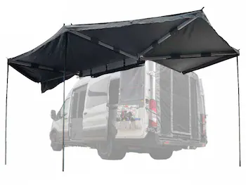 Transit 2021-2025 Overland 270 Degree Passenger Side Awning for Ford Medium, High Roof Models