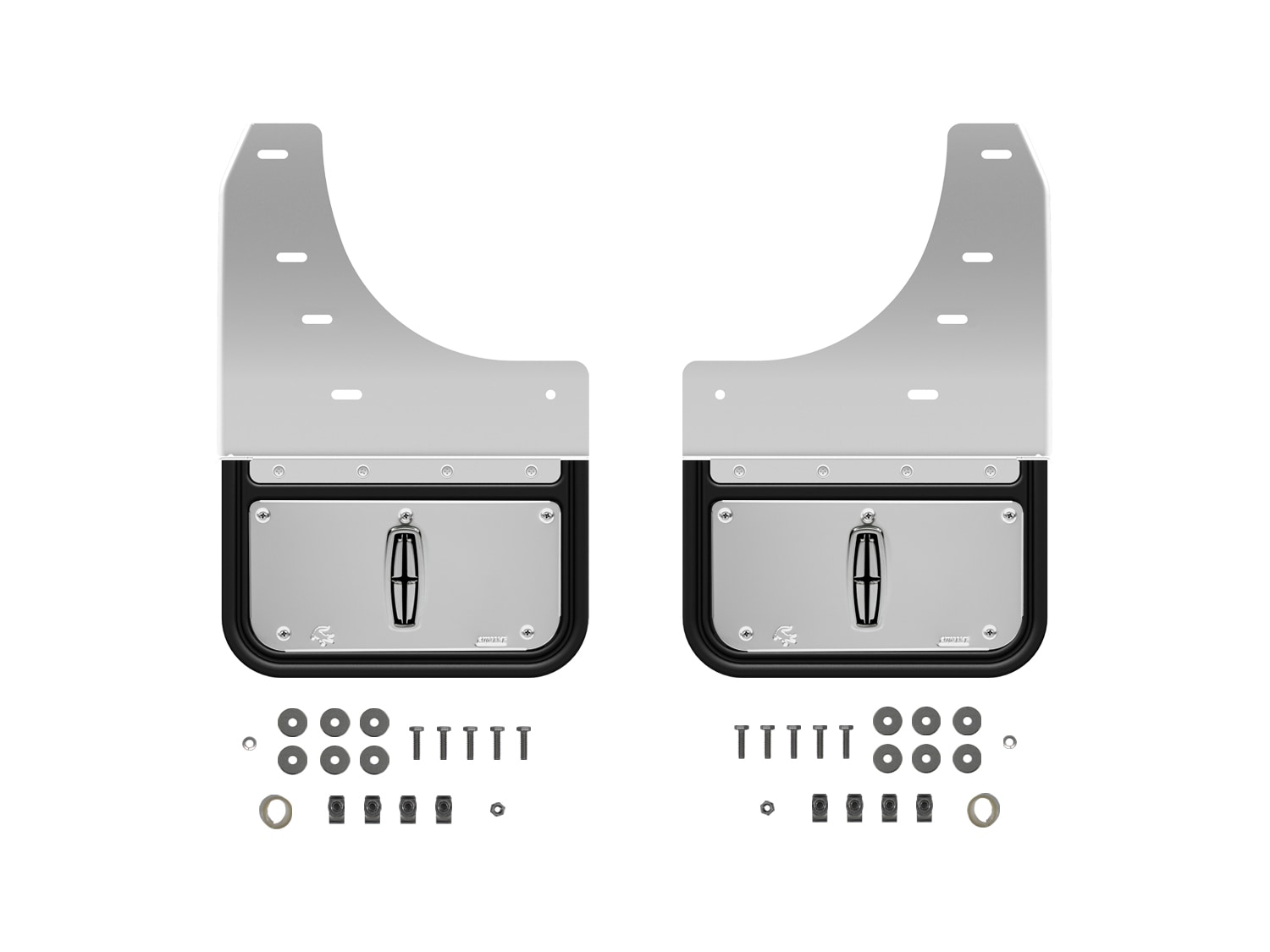Navigator 2018-2021 Gatorback Rear Pair Splash Guards Chrome Plate