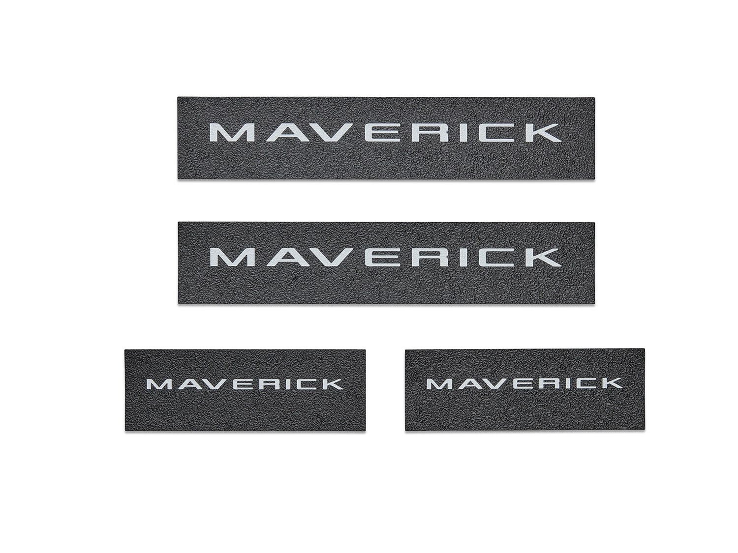 Maverick 2022-2026 Tufskinz Gray Lettering on Black Texture Door