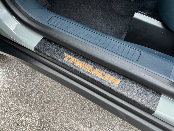 Maverick 2022-2025 Door Sill Kit Tremor logo on Black Texture Main Image