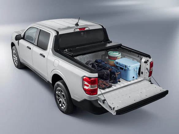 Maverick 2022-2025 4.5ft Hard Folding Between the Bedrails Truck Bed Cover by RealTruck Advantage® Main Image