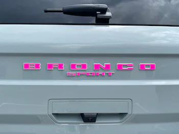 Bronco Sport 2021-2025 Tailgate Letters - Pink