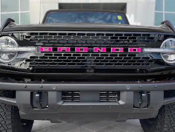 Bronco 2021-2025 Pink Grille Lettering