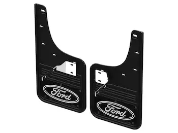 Super Duty 2023-2026 Gatorback Front Splash Guards w/Black Ford Oval