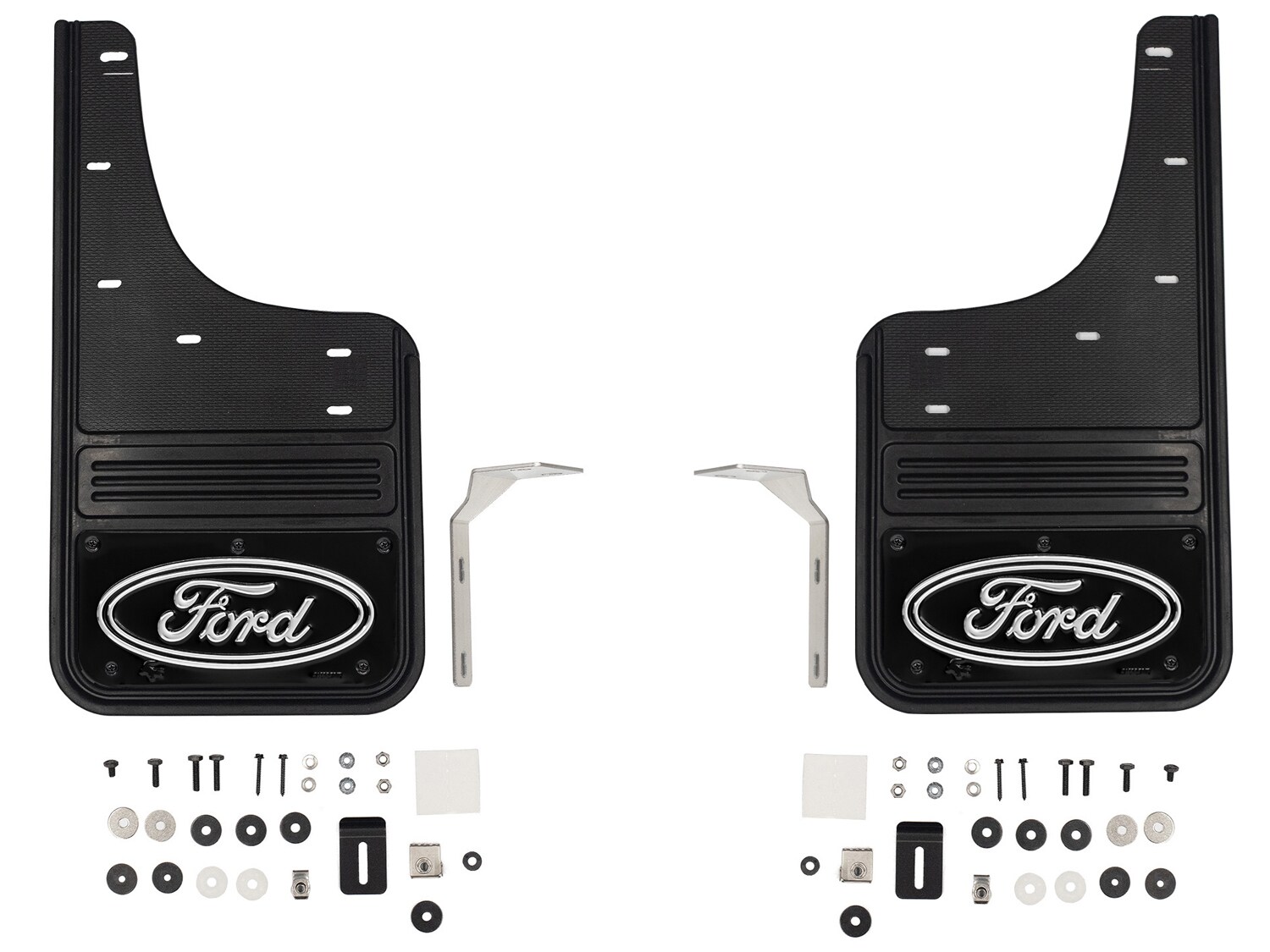 Super Duty 2023-2026 Gatorback Front Splash Guards w/Black Ford