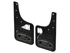 Super Duty 2023-2026 Gatorback Front Splash Guards w/Gunmetal Ford Oval w/Black Decal Main Image