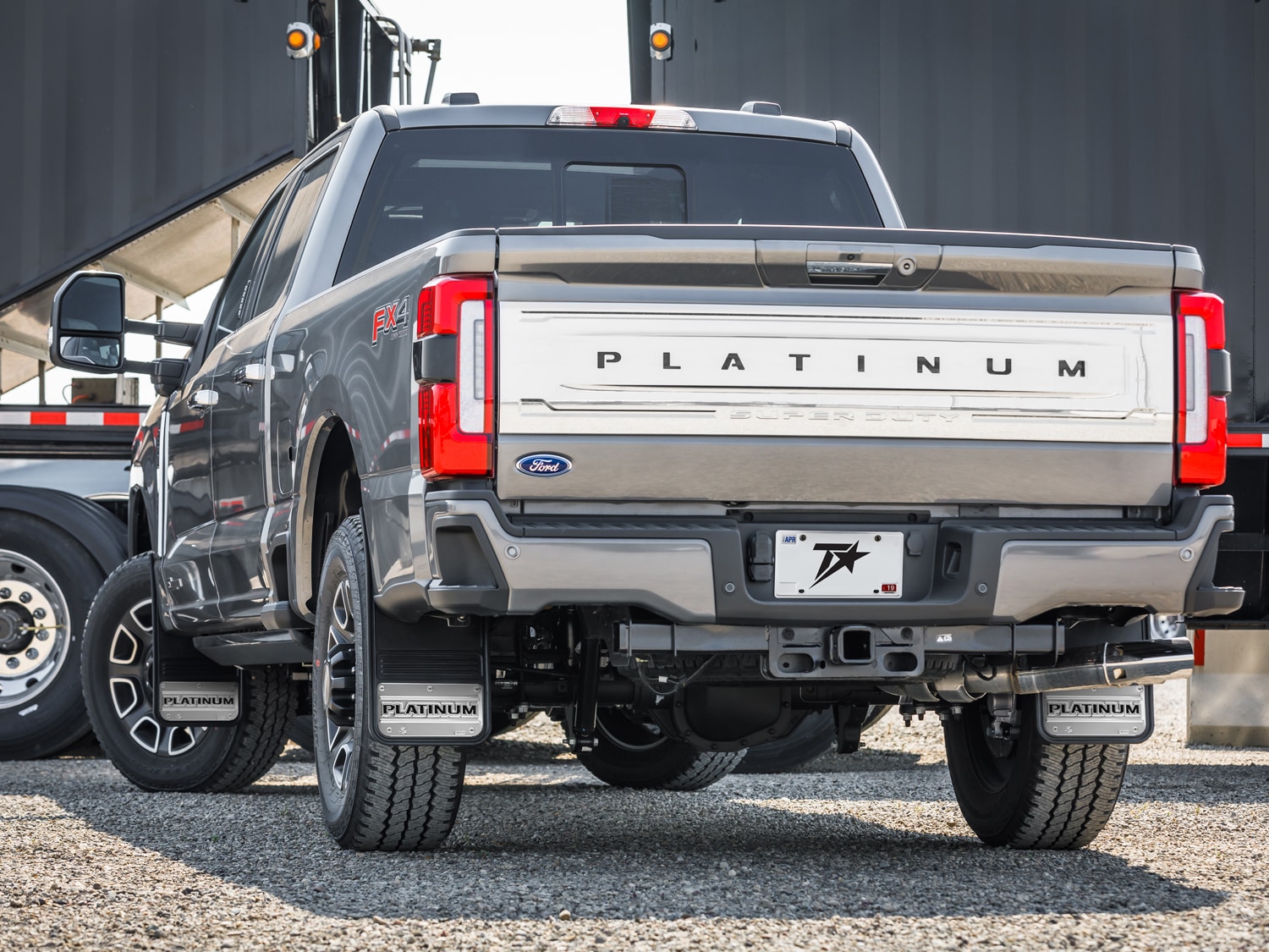 Super Duty 2023-2026 Gatorback Rear Splash Guards Platinum