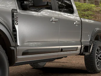 Super Duty Super Crew 2023-2026 Air Design® Black Satin Door Molding Kit