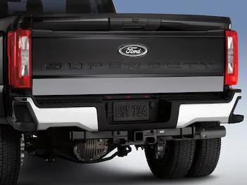 Super Duty 2023-2026 Putco Black Platinum Stainless Steel Tailgate Trim Kit