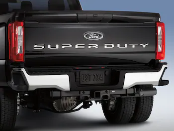 Super Duty 2023-2026 Putco® Polished Stainless Steel Tailgate Lettering For Vehicles w/o Tailgate Applique