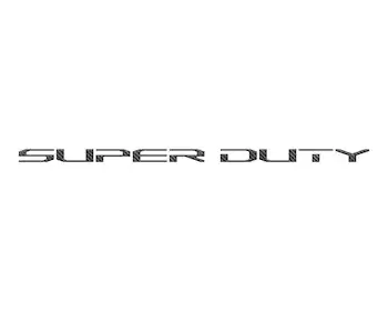 Super Duty 2023-2026 Carbon Fiber Look Tailgate Lettering