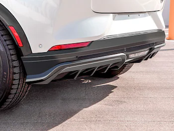 Mustang Mach-E 2021-2025, Air Design® Satin Black Rear Bumper Fascia Diffuser Kit