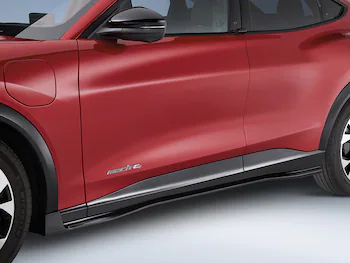 Mustang Mach-E 2021-2025 Air Design® Gloss Black Lower Side Rocker Panel Molding Kit for GT, Select and Premium Models