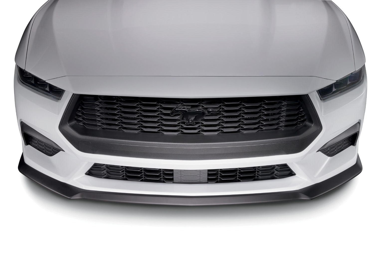 Mustang 2024-2026 Air Design® Satin Black Front Fascia Splitter