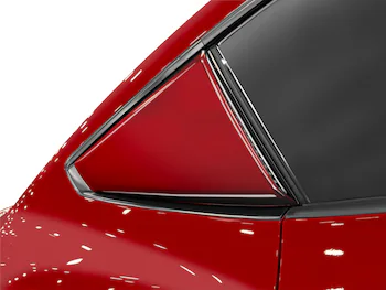 Mustang 2024-2026 Air Design® Rapid Red Quarter Window Scoop Kit (Coupe)
