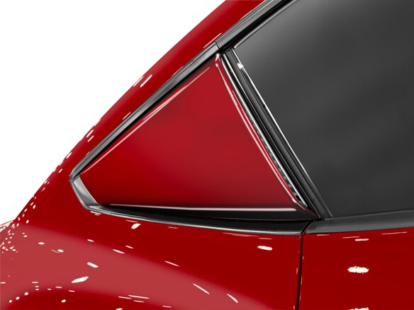 Mustang 2024-2026 Air Design® Rapid Red Quarter Window Scoop Kit (Coupe) Main Image