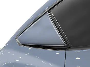 Mustang 2024-2026 Air Design® Vapor Blue Quarter Window Scoop Kit (Coupe)