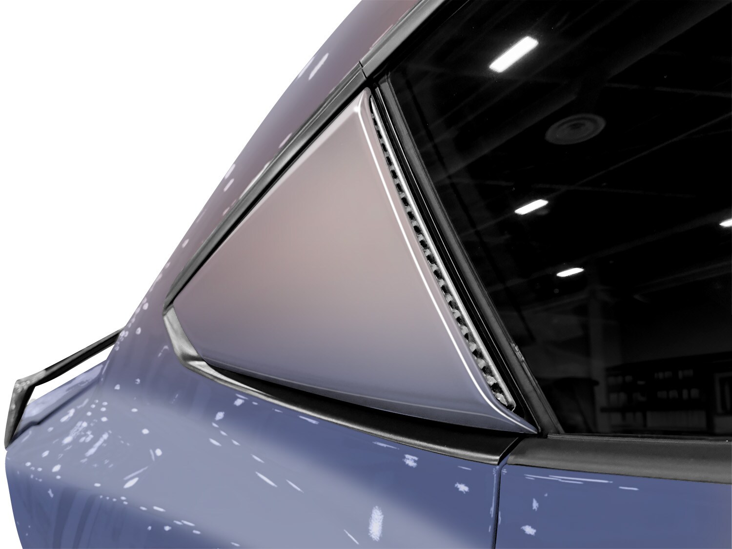 Mustang 2024-2026 Air Design® Blue Ember Quarter Window Scoop Kit