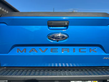 Maverick 2022-2026 TufSkinz Carbon Fiber Domed Tailgate Lettering Inserts