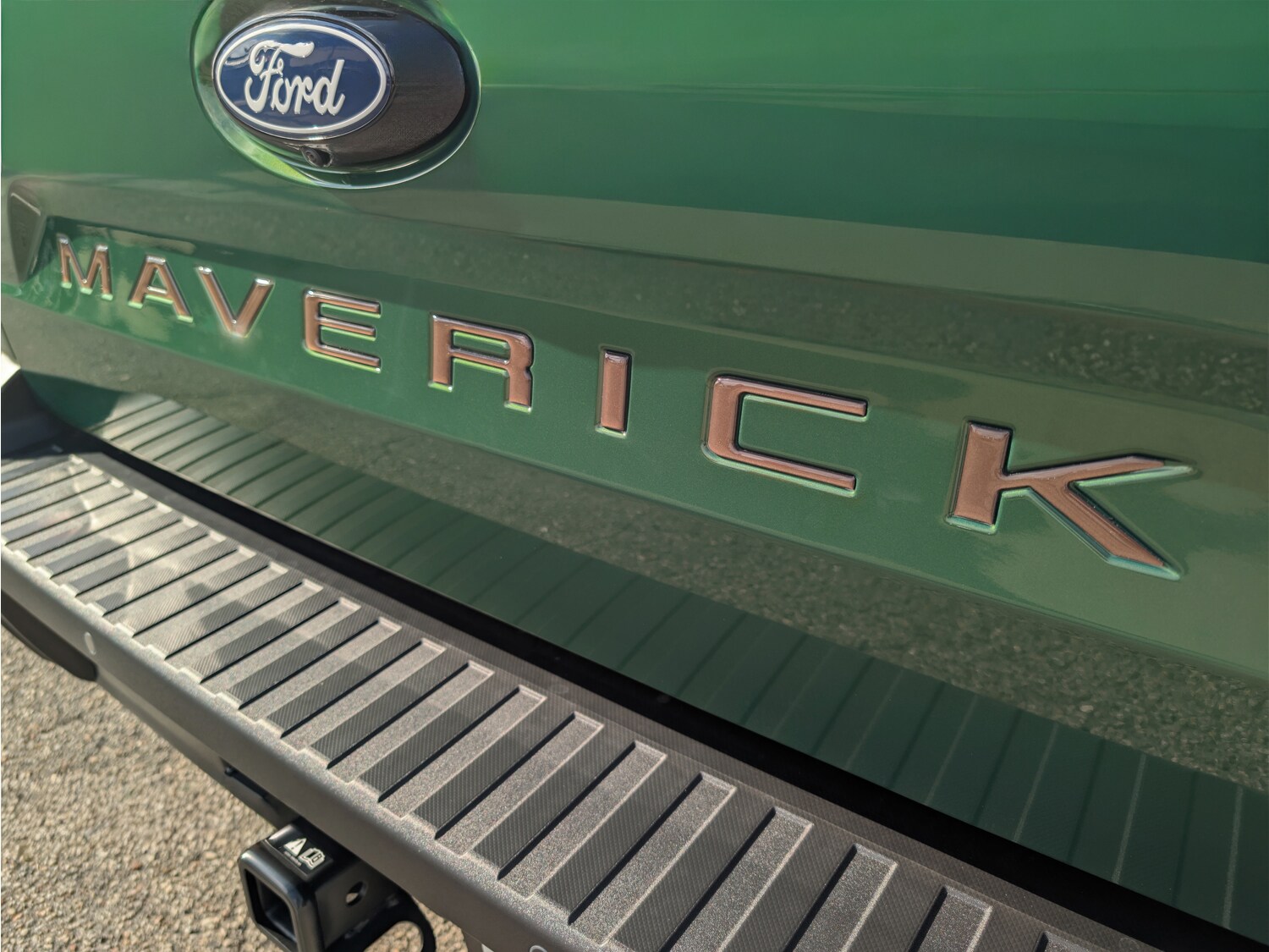 Maverick 2023-2026 Tailgate Lettering Inserts in Sinister Bronze