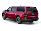 Maverick 2025 Leer Group Ruby Red Tint Premium Low Profile Bed Cap, Paint Code RR - NON-RETURNABLE Main Image