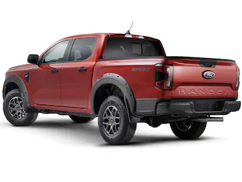 Ranger 2024-2025 Air Design® Satin Black Front & Rear Fender Flare Kit