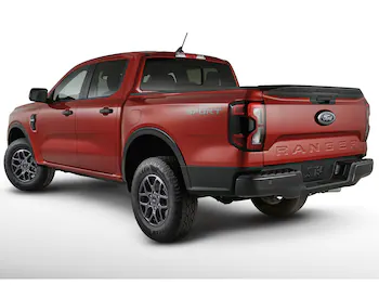 Ranger 2024-2025 Air Design® Matte Black Tailgate Spoiler