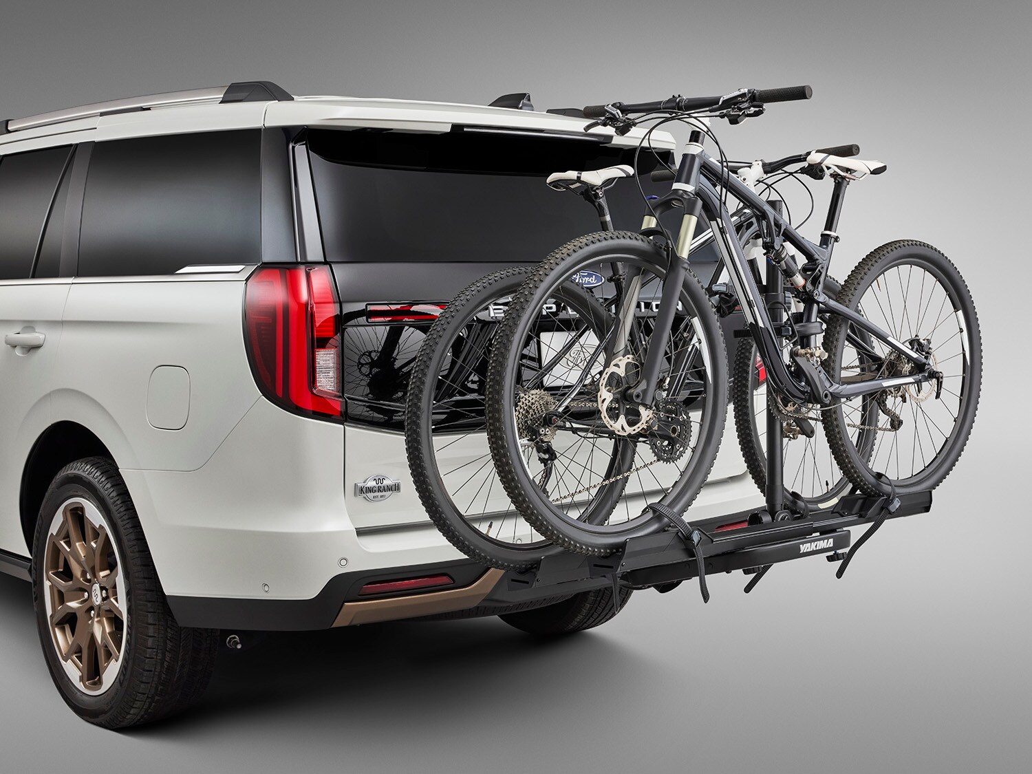 Yakima Hitch Mounted Tilting Bike Carrier | Accessories | Ford.com
