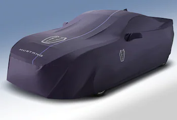 Mustang 2024-2026 Coverking® Dark Blue Full Vehicle Outdoor Cover for Dark Horse, Pedestal/High Spoiler