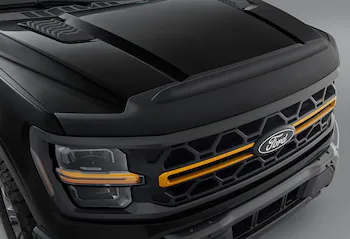 F-150 2024-2027 Aeroskin II® Hood Protector, Black Textured by Husky Liners®