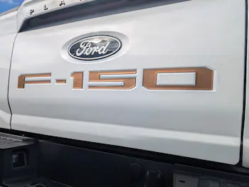 F-150 2022-2026 TufSkinz®, Tailgate Lettering Inserts, Bronze for Pro-Access Tailgate