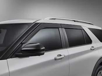 Déflecteurs de glace latérale, profil bas – Gris fumée