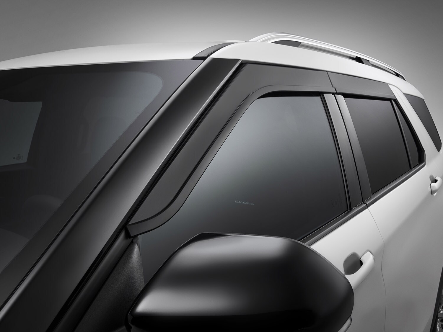 Explorer 2020-2026 Smoke Low Profile Side Window Air Deflectors