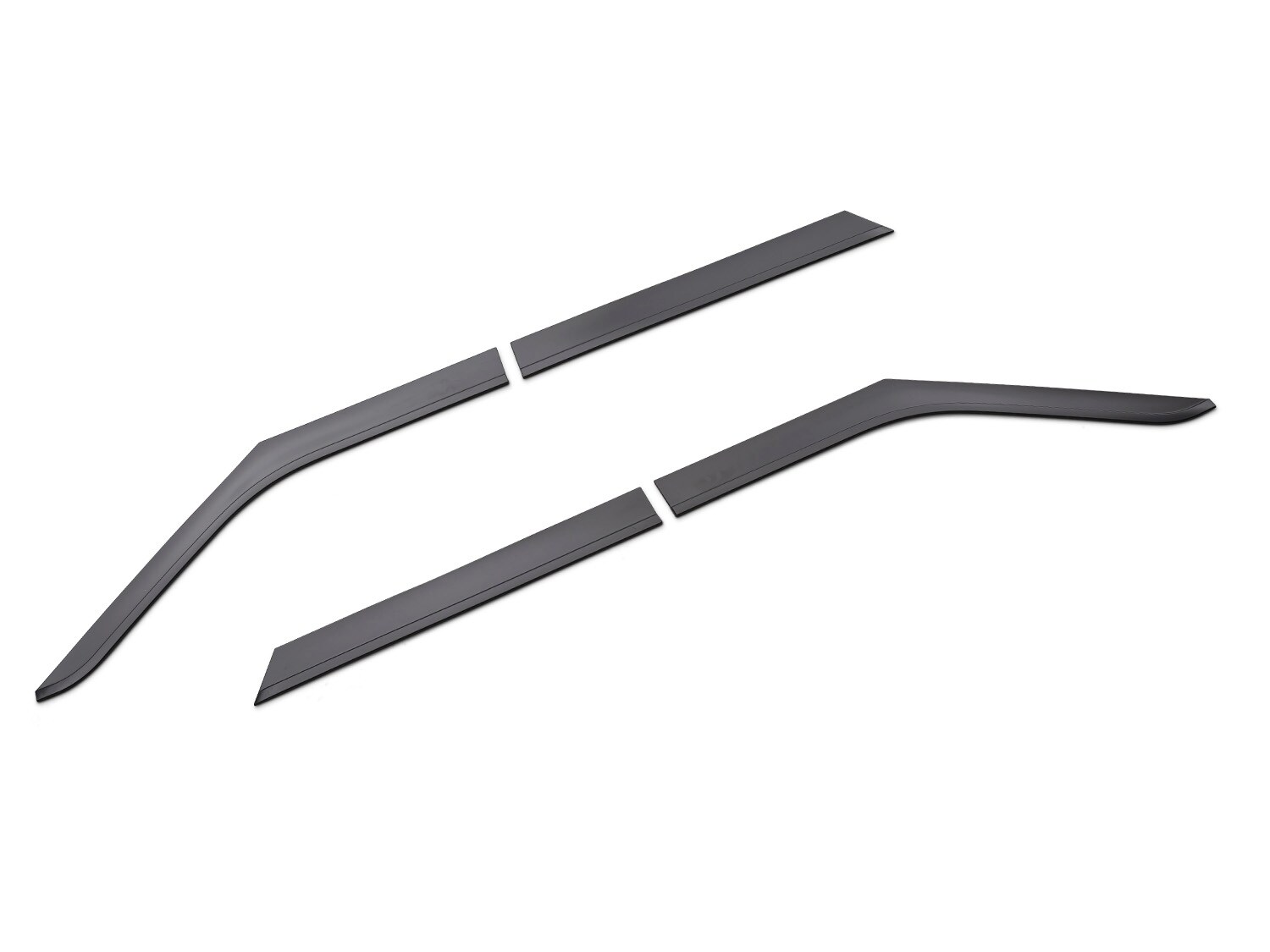 Explorer 2020-2026 Smoke Low Profile Side Window Air Deflectors