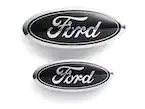 Escape 2020-2022 Front & Rear Black Ford Ovals Main Image