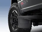 Super Duty 2023-2025 Black Molded Front Pair with Ford Oval Splash Guards for Vehicles without Wheel-Lip Molding Only Main Image