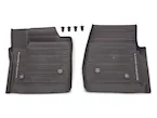 Super Duty 2023-2025 Regular Cab Black 2-Piece Front Tray Style Floor Liner for Vinyl Flooring Main Image
