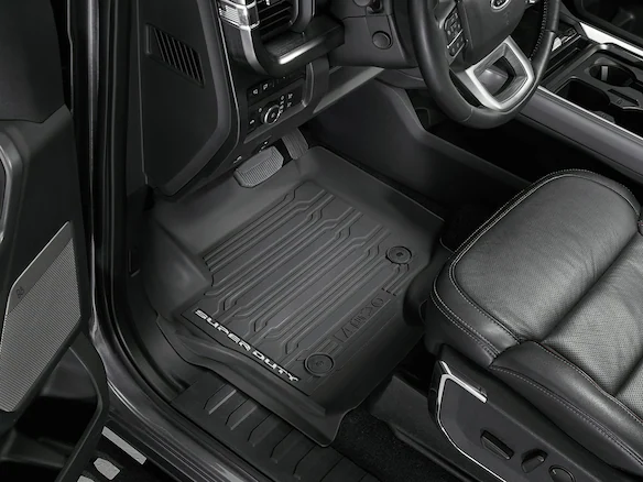 Super Duty 2023-2025 3pc Tray Style Floor Liner for Carpet Flooring Main Image