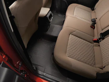 Super Duty 2023-2025 Black 3-Piece Tray Style Floor Liner for Vinyl Flooring, for CrewCab w/o Underseat Storage Box