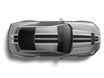 Mustang 2024-2025 Black/Gray Over-the-Top Graphics for GT with Spoiler