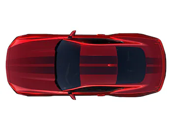 Mustang 2024-2025 Dot Fade Over-the-Top Graphics for Ecoboost