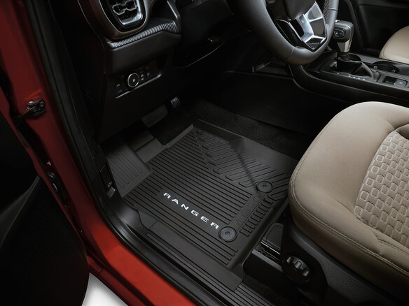 All Weather Floor Mats For Ford Bronco 4 Door 2021-2025 - Complete 9 Piece Set With Trunk Liner