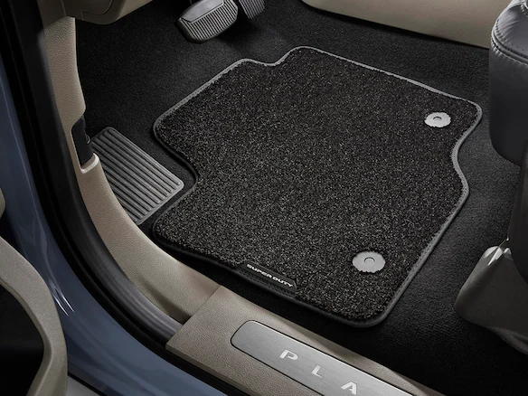 Super Duty 2025, Regular Cab Floor Mats, Carpeted, 60 oz., 2-pc, Black Main Image