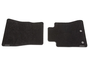 Mustang 2024-2025, Floor Mats, Carpeted, 60 oz., 2-pc, Black, Front Set