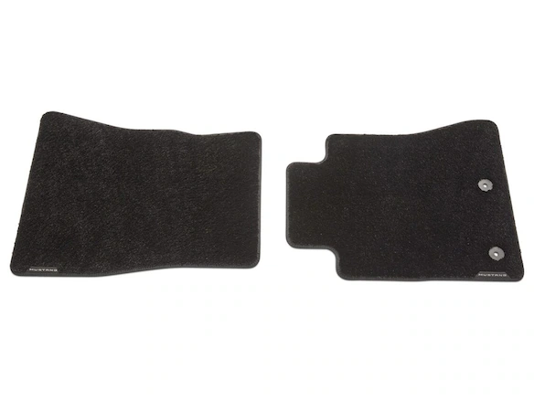 Mustang 2024-2025, Floor Mats, Carpeted, 60 oz., 2-pc, Black, Front Set Main Image