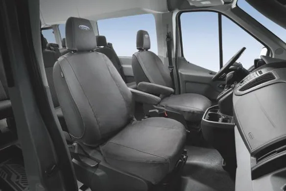 Transit 2015-2025 Covercraft Front Captain Seat Covers in Charcoal Main Image