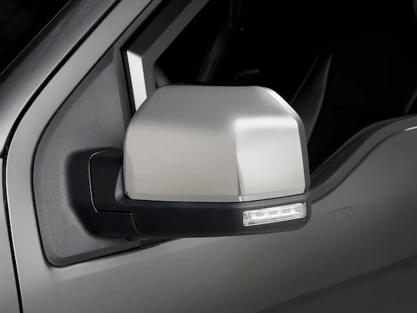 F-150 2015-2025 Chrome Dual Sail Mirror Caps Main Image