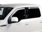 SuperCrew Chrome Front/Rear Window Air Deflectors 4pc Set Main Image