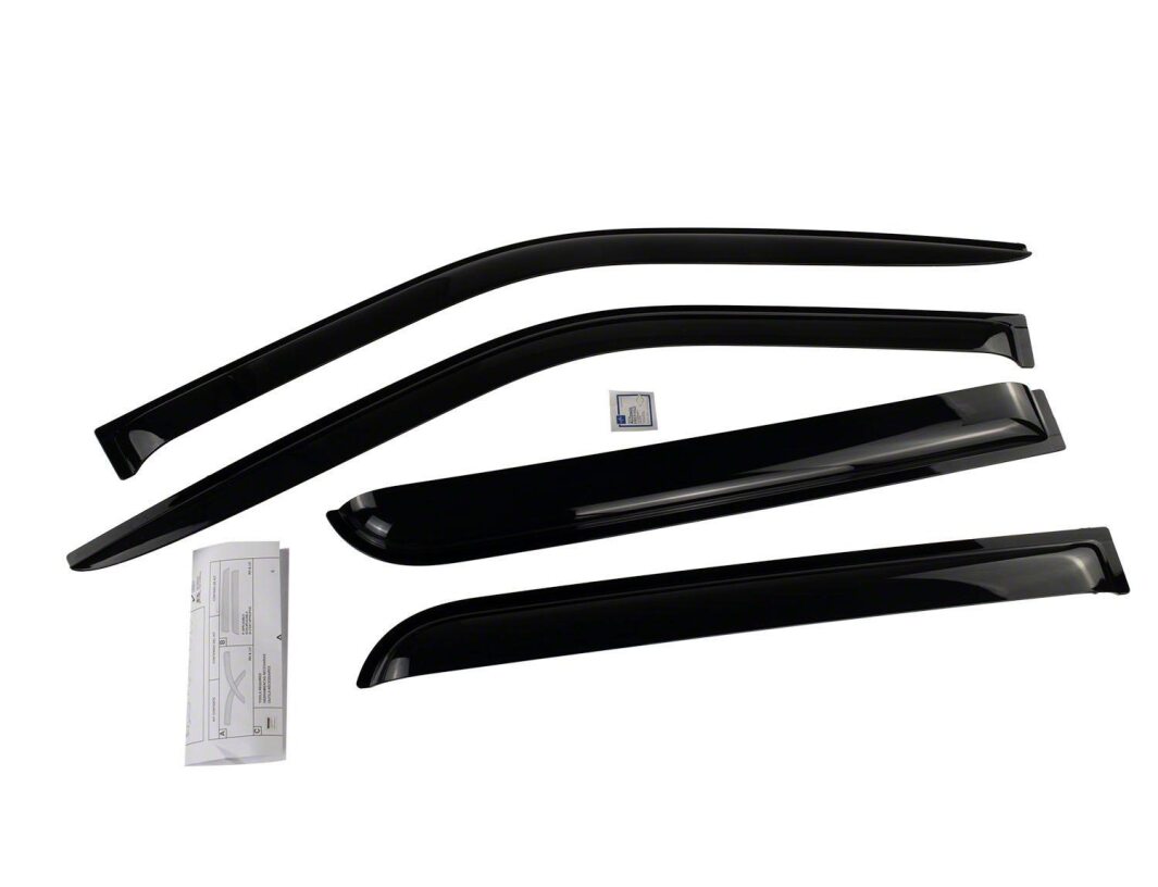 Crew Cab Side Window Air Deflectors | Accessories | Ford.com
